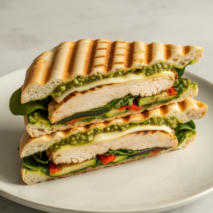 Gourmet Pesto Chicken Panini