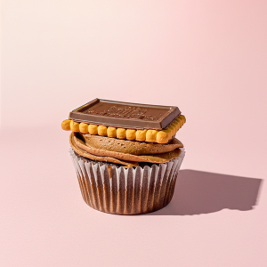 Chocolate Biscuit Cupcake