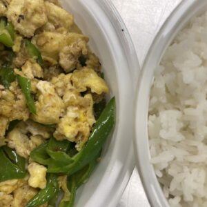 Stir-Fried Eggs with Chili Peppers辣椒炒蛋