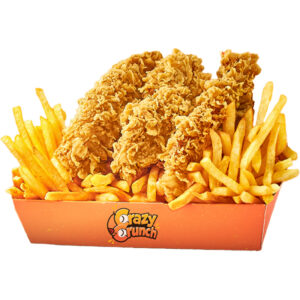 Chicken strips meal (3 pieces)